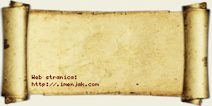 Irena Stojmenović vizit kartica